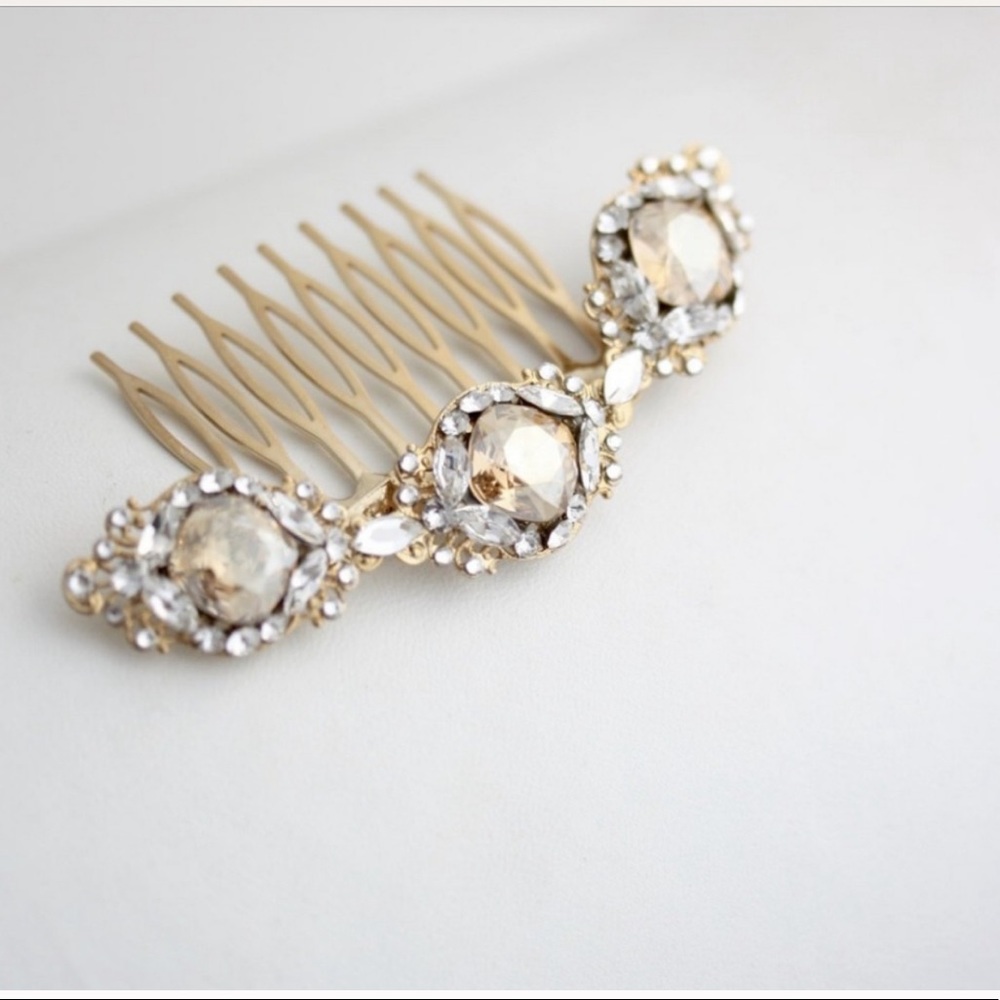Wedding Swarovski hair comb